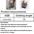 Summer New Fashion Women Plaid Crop Buttons Camis Knitting Cute Tank Tops Ladies Sleeveless Solid Crop Tops.