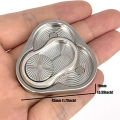 Triangle Magnetic Fidget Slider for Adults EDC Metal Finger Push Card Anti Stress Spinner Toy Autism Anxiety Relief Sensory Toys. 