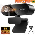 4K Webcam 1080P Mini Camera 2K Full HD Webcam with Microphone 30fps USB Web Cam for Auto Focus PC Laptop Video Shooting Camera. 