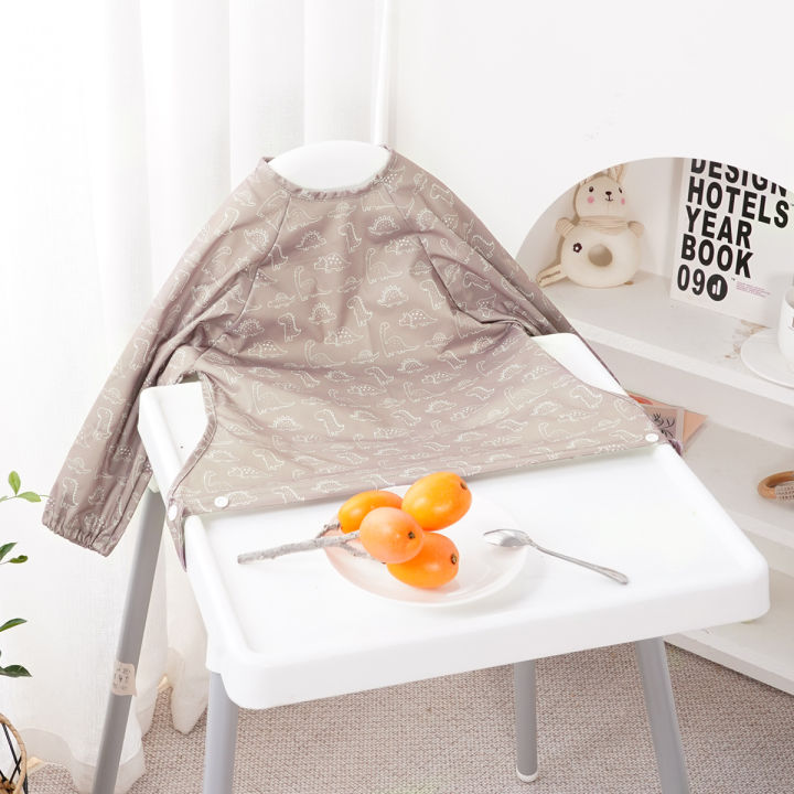 Elinfant%20Waterproof%20Baby%20Feeding%20Bibs,%20Cute%20Design%20Long%20Sleeve%20Mess-proof%20Apron%20Bibs%20-%20Image%207