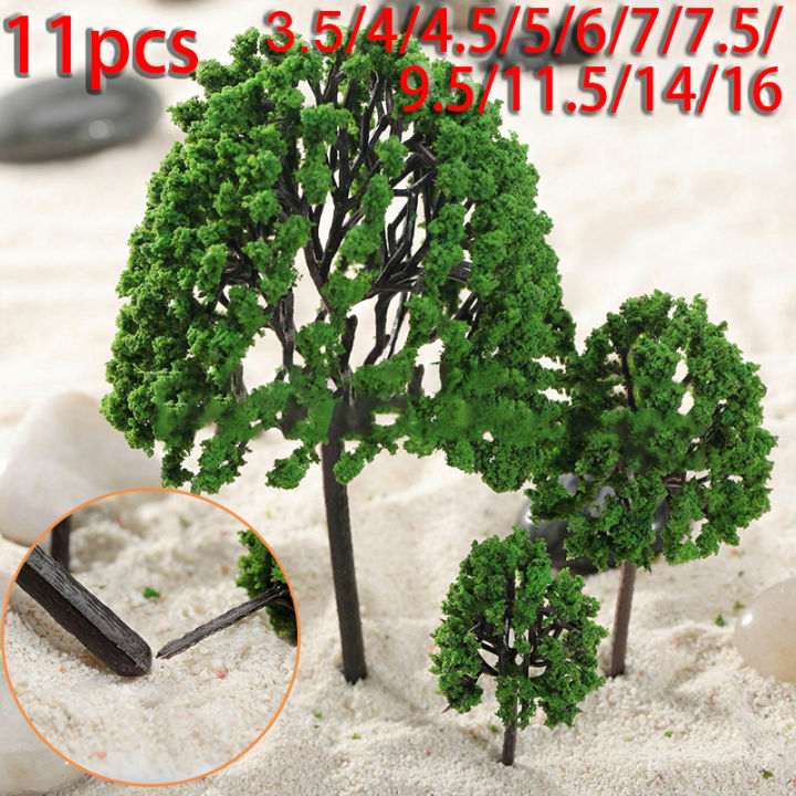 11Pcs%20Green%20Tree%20Model%20Mixed%20Size%20Artificial%20Trees%20Train%20Railway%20Diorama%20Layout%20Scenery%20Miniature%20Tree%20Landscape%20Decoration%20-%20Image%202