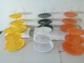 Three Tier Serving Platter in Melamine | 3-Tier Melamine Cupcake Stand | Dessert Stand, Cupcake Stand, Tea Party, Serving Platter for Wedding Birthday Party. 