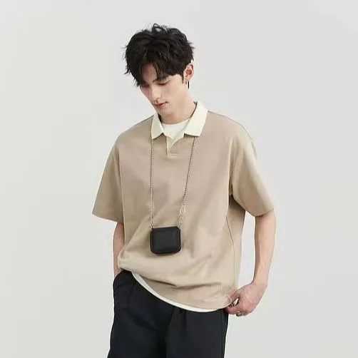 Becoolman-men's%20Korean%20style%20simple%20and%20easy%20to%20match%20polo%20shirt%20classic%20color%20short-sleeved%20T-shirt%203%20colors%20available%20-%20Image%203