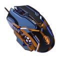 F7 Wired 6 Keys Mouse Colorful Lighting Gaming and Office For Microsoft Windows and Apple IOS System. 