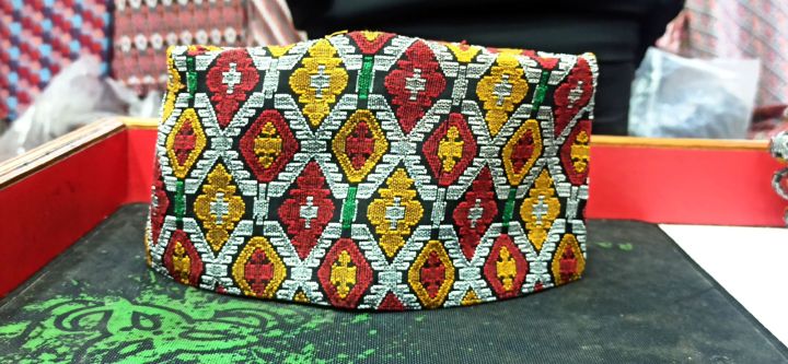 Hand-Made Palpali Dhaka Topi/Nepali Topi/ Nepali Dhaka Topi for Men