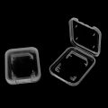 10Pcs For SD SDHC Memory Card Case Holder Protector Transparent Plastic Box Storage. 