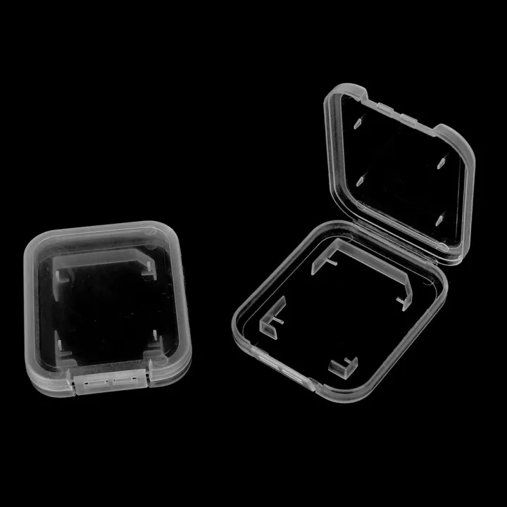 10Pcs%20For%20SD%20SDHC%20Memory%20Card%20Case%20Holder%20Protector%20Transparent%20Plastic%20Box%20Storage%20-%20Image%202