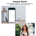 1/2pcs Tuya Zigbee Mini PIR Motion Detector + Passive Infrared Security Burglar Alarm Sensor.