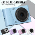 Retro CCD 24 Million Pixels Camcorder 4K Digital Camera 16x Zoom Compact Cameras Auto Focus for Adult Beginners Kids Photograph.