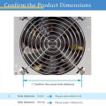 120x120x25mm 80x80x25mm 12V USB Power Cooling Case Fan For Receiver DVR Xbox TV Box Router. 