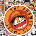 10/30/50pcs ONE PIECE Anime Stickers Cartoon Luffy Waterproof Sticker for Scrapbook Motorcycle Laptop Cool Graffiti Sticker Gift. 
