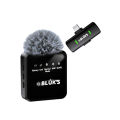 BLUK’S BX-17 Professional Lavalier Microphone with ANC- Bluetooth 5.2 Wireless Lapel Mic for Content Creation, Teaching, Interviews & Live Streams. 