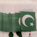 Pakistani Paper Flag for 14 August - Pakistani jahndeyan ( Paper flag ) for Independence day. 