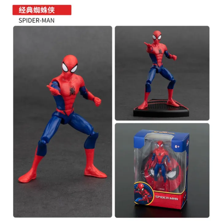 4%20inches%20Original%20ZD%20Action%20Figure%20Toy%20Iron%20Man%20Scarlet%20Spider%20Miles%20Morales%20Spider-Man%20Venom%20Gwen%20Anime%20Movable%20Doll%20Model%20%20-%20Image%202