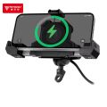 MOTOWOLF Holder Triangles Fixed Holder Wireless Charging Navigation Holder Motorcycle Outdoor Shock Absorbing Mobile Phone. 