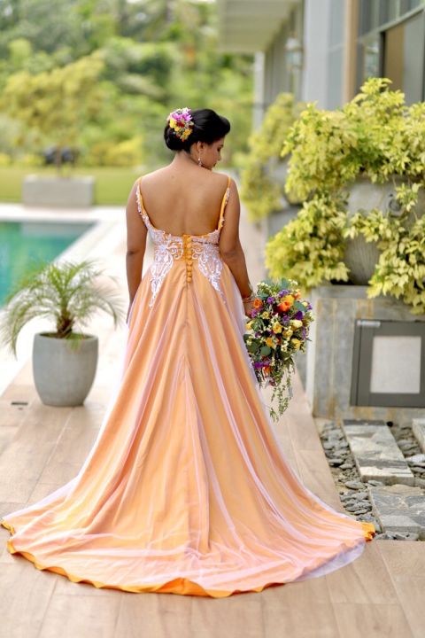 Party Frock Women's Vintage Tea-Length Satin Gown with Lace Trim Long Sleeve Floor-Length Evening Dress