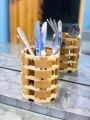 Wooden Spoon Stand /Hand Made Wood Spoon Stand/Rack , Holder Round Shape. 