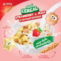 Grinny Grinny Whole Grain Cereal, Milk and Strawberry Flavor, 68g (6 Pieces) # 18352500. 