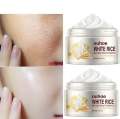White Rice Face Whitening Cream Remove Dark Spots Fade Freckle Melanin Anti Wrinkle Aging Moisturizing Brighten Skin Care. 