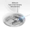 JISULIFE FA13P Portable Oscillating Fan (8000 mAh) Updated Version.