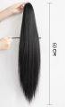 60cmနီးပါးအရှည်ရှိသော ponytail ဆံပင်တု. 