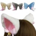 1 Set Cute Cat Ear Hair Wear Claw Gloves Girls Anime Cosplay Costume Plush Bell Cat Fur Ear Hairband Night Party Club Headbands.