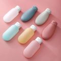4Pcs/Set Travel Botttle Set 60ml Refillable Bottle Soft Silicone Lotion Shampoo Container Squeeze Tube Empty Bottle Wholesaleliu. 