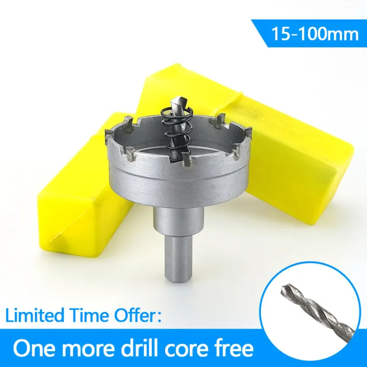 1Pc 15-100mm TCT Hole Saw Carbide Tip Core Drill Bit Cutter Drilling ...