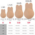 Women push up bras self adhesive silicone strapless invisible bra reusable sticky breast lift tape rabbit nipple cover bra pads. 