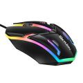 SKYLION F1 Wired 3 Keys Mouse Colorful Lighting Gaming and Office For Microsoft Windows and Apple IOS System. 