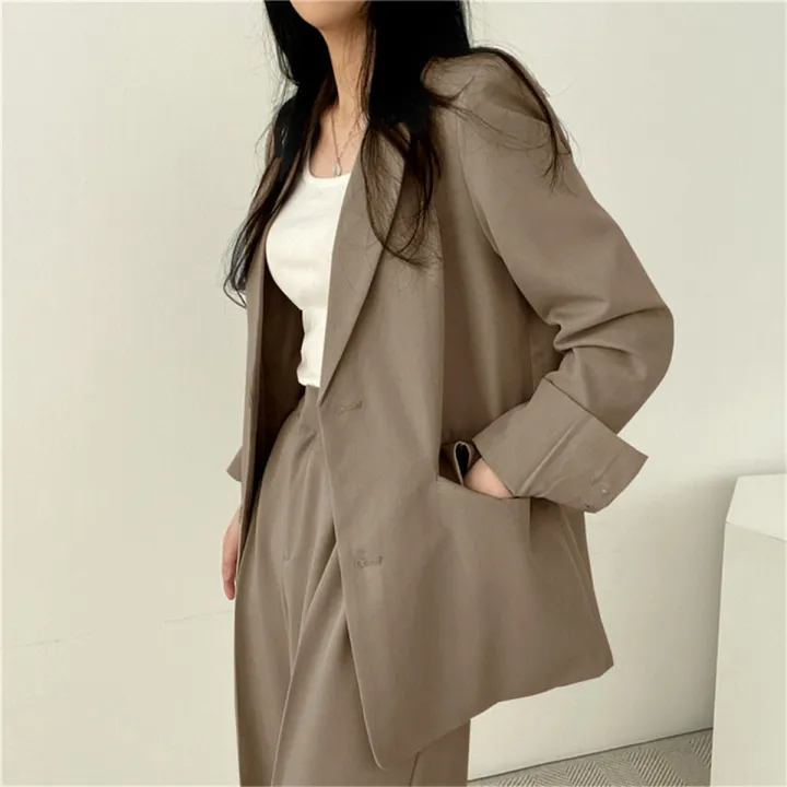 2026%20Spring%20New%20Women's%20Clothing%20Suit%20Jacket%20Casual%20Pants%20Set%20Wide%20Leg%20Suit%20Pants%20Elegant%20Office%20Lady%20Business%20Suit%20Set%20Blazers%20-%20Image%206
