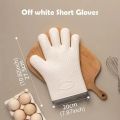 1Pc Thickened Anti-Scald Silicone Gloves Heat Resistant for Microwave Oven Baking BBQ Anti-Slip Heat Insulation Mitts.
