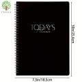 Undated 7 Days Weekly Planner Notebook with Hourly Schedule, Meal Plan, Expense Tracker, and Water Intake Tracker. 