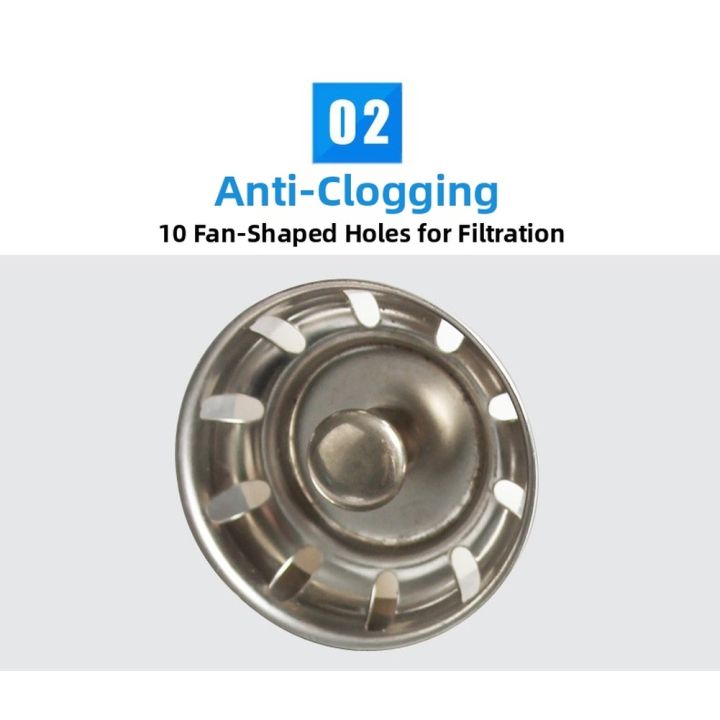 1Pcs%20Sink%20Strainer%20Stainless%20Steel%20Kitchen%20Sink%20Stopper%20Anti-Clogging%20Drain%20Cover%2050mm%20Sealing%20Umbrella%20Filter%20Replacement%20-%20Image%206