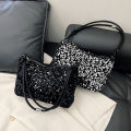 Zk_shoping women bag fashion cute tote shoulder bag shiny party evening clutch shoulder bag women handbag. 