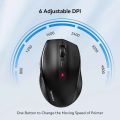 TECKNET Wireless Mouse, 2.4G Wireless Silent Mouse, 4800DPI Optical Computer Mouse. 