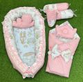 7 Pcs Baby Bedding Set Super Soft High Quality Complete Newborn Bister. 