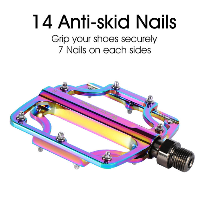 WEST%20BIKING%203%20Bearing%20Colorful%20Bike%20Pedals%20Lightweight%20Aluminum%20Alloy%20Cycling%20Pedal%20Wear-resistant%20Anti-slip%20MTB%20Road%20Bike%20Pedal%20-%20Image%205