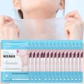 10pcs SADOER Hyaluronic Acid Neck Mask Collagen Firming Neck Masks Nourishing Brightening Beauty Moisturizing Necks Skin Care. 