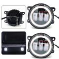 1PCS 3.5inch Round LED Fog Lights White DRL Turn Signal Off Road Fog Lamps For Cars SUV And Motorcycles 30W 6000K Waterproof. 