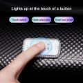 Mini 5V LED Touch Light - Wireless Car Interior Lighting with USB Charging Rechargeable for Roof Ceiling Reading Door Foot Trunk. 