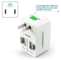 Universal Multi Plug Travel Adapter International Converter Power Socket UK/US/AU/EU/CA All in 1 Travel Adapter.