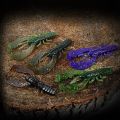 SUNMILE 6pieces Fishing Lures Crayfish Shrimp 7.5cm/3.5g Soft Baits Creature Baits Iscas Artifical Bait Bass Perch Fishing Baits. 