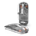 WIWU Crystal Transparent Rechargeable Wireless Mouse For MacOS & Windows. 