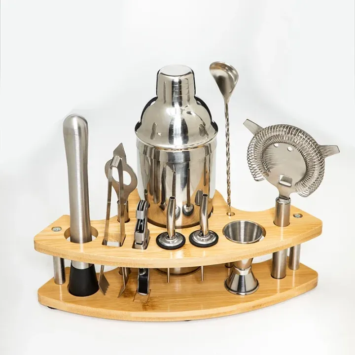 1/3/6/9/11pcs%20Cocktail%20Shaker%20Set%20Stainless%20Steel%20Bartender%20Kit%20Cocktail%20Mixer%20Wine%20Martini%20Boston%20Shaker%20Party%20Bar%20Tools%20-%20Image%202