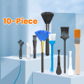 10Pcs PC Laptop Keyboard Computer Cleaning Set Car Phone Shaver Brush Kit Dust Brushes Cleaner Small Tools Household Accessories.