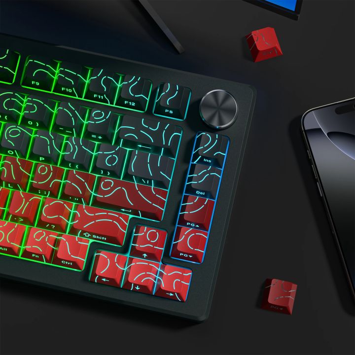 Red%20Contour%20Side%20Printed%20Shine%20Through%20Keycaps%20Cherry%20Profile%20Double%20Shot%20PBT%20Keycap%20for%20Gateron%20MX%20Switches%20Mechanical%20Keyboard%20-%20Image%206
