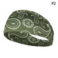 Sports Hair Bands Elastic Yoga Hairbands Absorbing Sweat Headband Women Men Running Fitness Turban Outdoor Gym Head Wrap Bandana. 