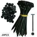 20/50/100Pc Nylon Universal Cable Tie Buckle Heavy Duty Self-Locking Nylon Zip Holder Multipurpose Plastic Cable Ties Motorcycle.