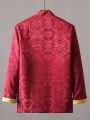 Double-sided Wearable Chinese Style Traditional Shirt Tang Suit Kung Fu Costume Jacket Hanfu Men Coat Spring Autumn Clothes Tops.